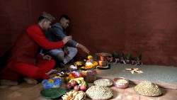 हनुमानढोकास्थित दसैँ घरमा जमरा राखियो